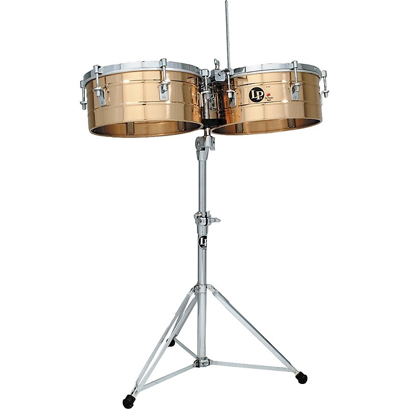 LP LP257-BZ Tito Puente 14″ and 15″ Bronze Timbales