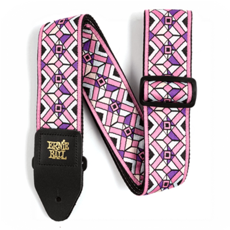 Ernie Ball Strap Jacquard Kaleidoscope Pink