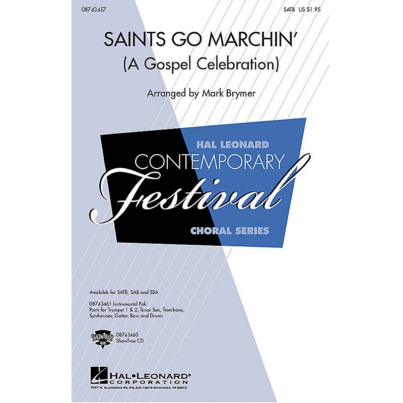 Hal Leonard Saints Go Marchin’ (A Gospel Celebration!) SSA Arranged by Mark Brymer