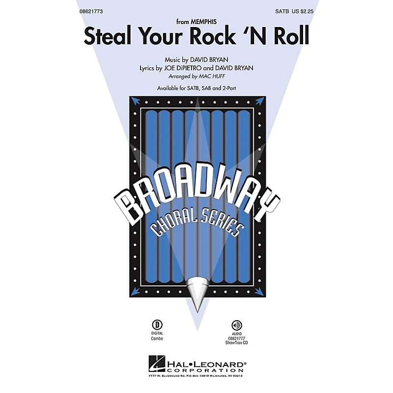 Hal Leonard Steal Your Rock 'n Roll (from Memphis) SATB arranged by Mac Huff