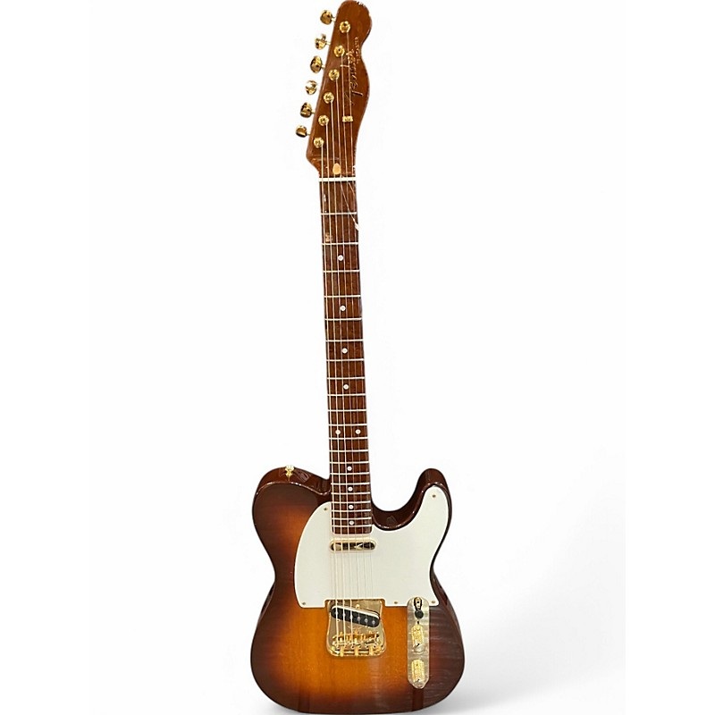 Used 2015 Fender artisan okoume telecaster nos Sunburst Solid Body Electric Guitar Sunburst