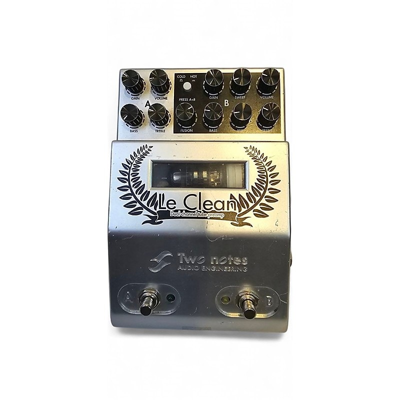 Used Two Notes AUDIO ENGINEERING LE CLEAN DUAL CHANNEL TUBE PREAMP Effect Pedal