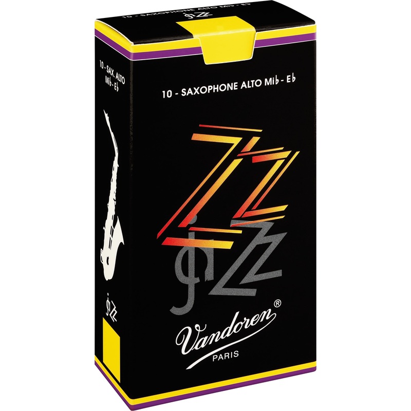 Vandoren ZZ Jazz Alto Sax, Box of 10 – Strength 3.5