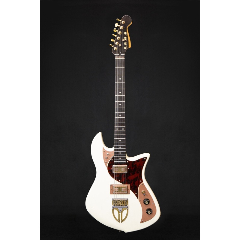 Zona Asgard Custom Handmade White Electric Guitar