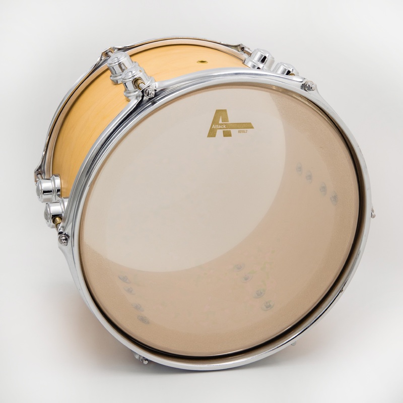 Attack Royal 2 12″ 2-Ply Medium Clear S Film Drumhead – Clear