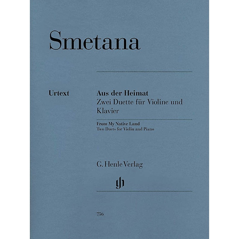 G. Henle Verlag From My Native Land (Two Duets for Violin and Piano) Henle Music Folios Series Softcover