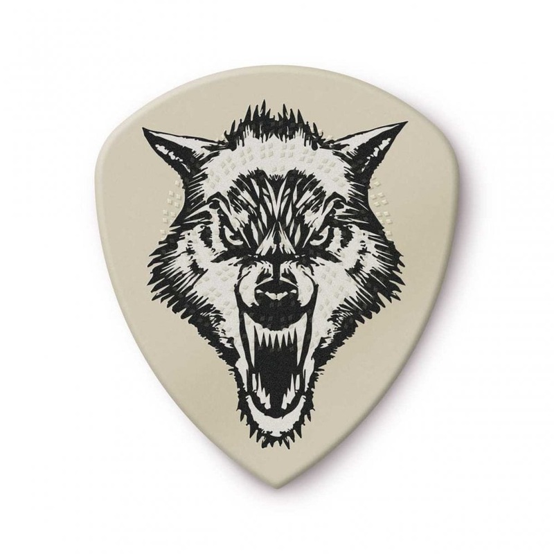 Jim Dunlop James Hetfield Flow White Fang Pick Tin, 1.14mm, 6-Pack
