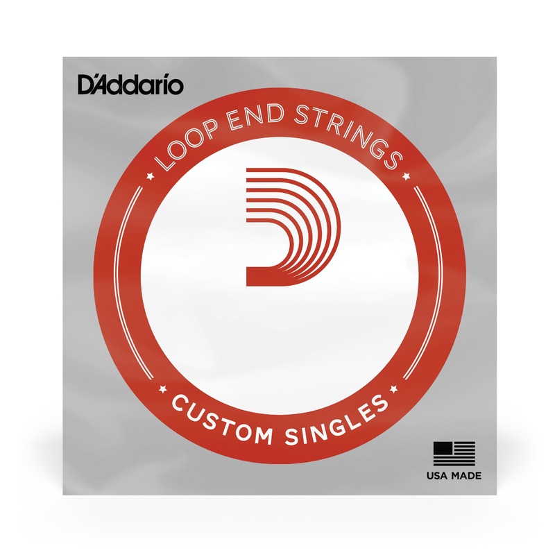 D’Addario LE034pb Loop End Phosphor Bronze Single String .034