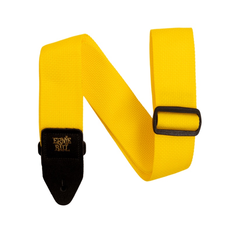 Ernie Ball 2-inch Polypro Strap – Yellow and Black P05351