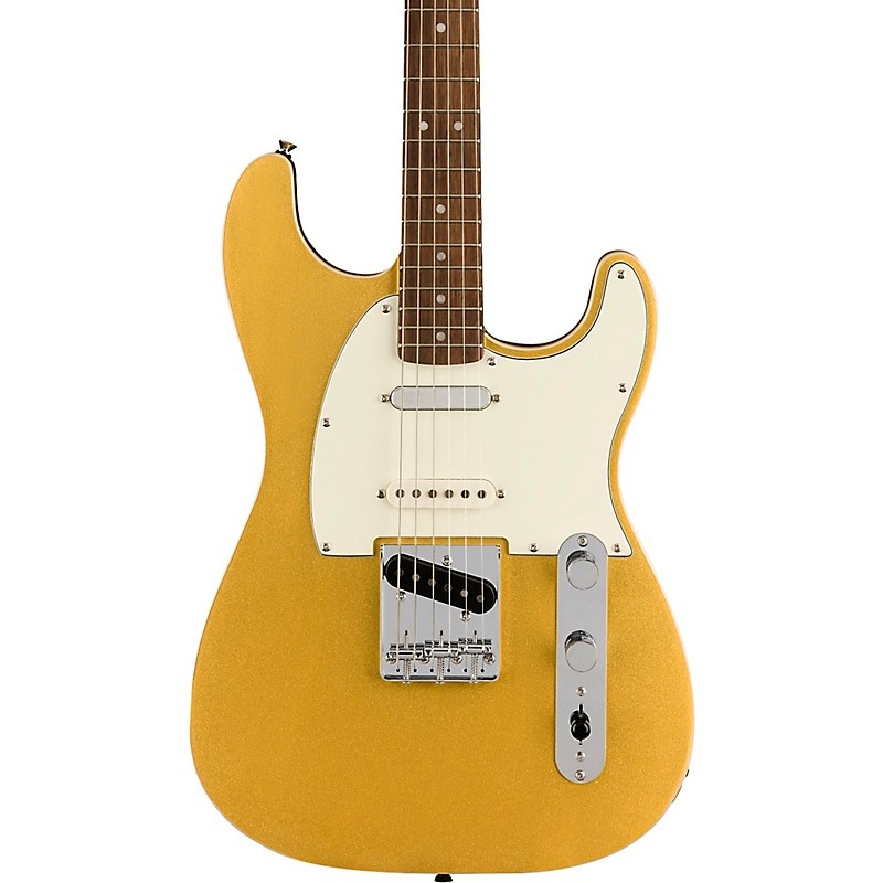 Squier Paranormal Custom Nashville Stratocaster Laurel Fingerboard Electric Guitar Aztec Gold
