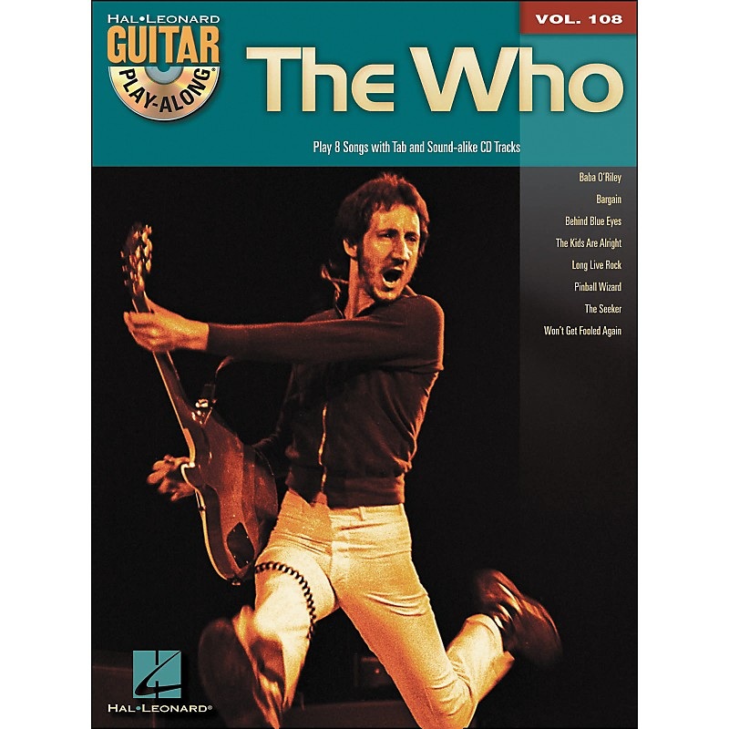 Hal Leonard The Who – Guitar Play-Along Volume 108 (Book/CD)