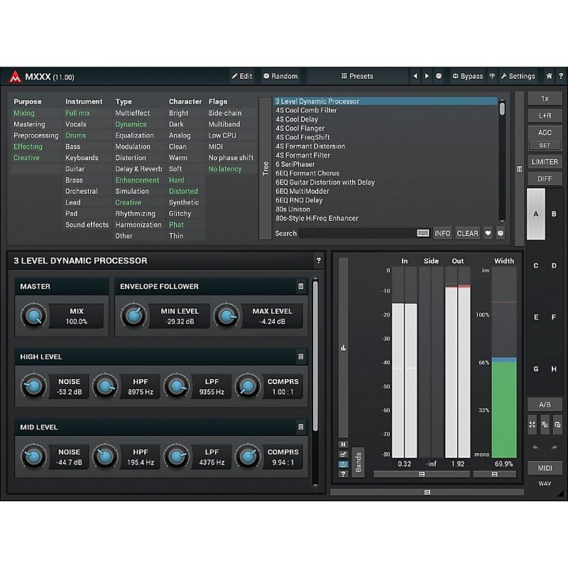 Melda Production MXXX Core Reverb & Delay Software Download