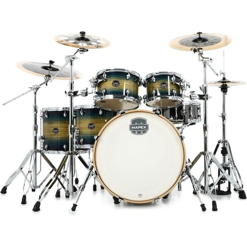 Mapex Armory 6-piece Studioease Fast Tom Shell Pack – Rainforest Burst