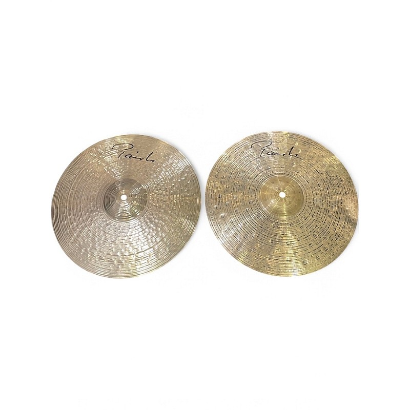 Used Paiste 14in Signature Dark Energy Hi Hat Pair Cymbal 33