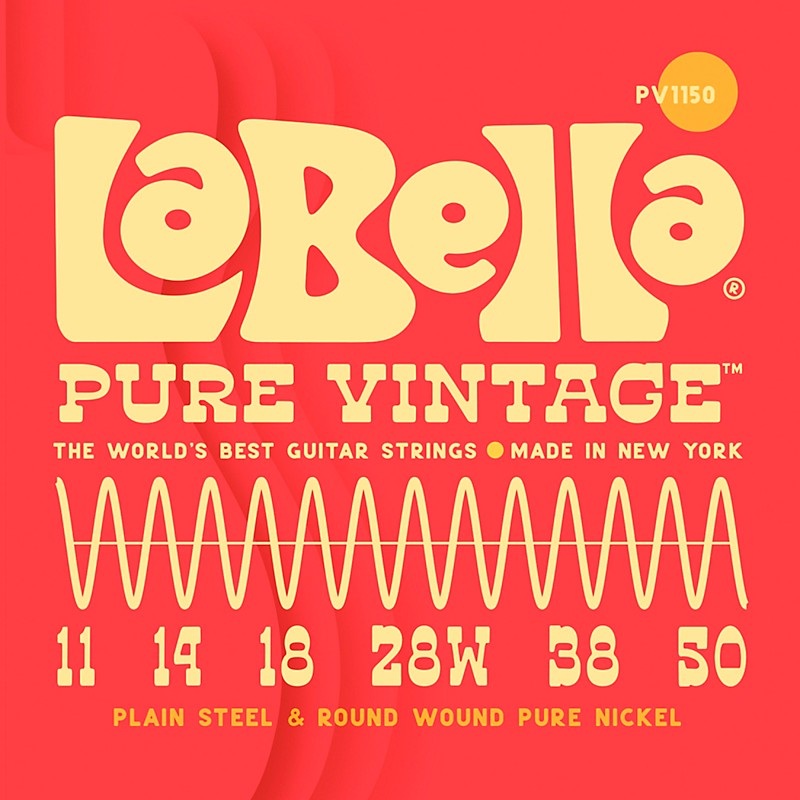 LaBella Pure Vintage Electric Guitar Strings 11 – 50