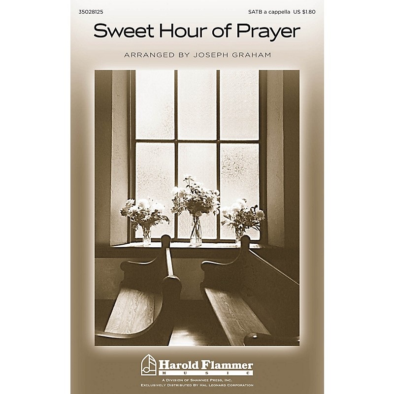 Shawnee Press Sweet Hour of Prayer SATB a cappella arranged by Joseph Graham