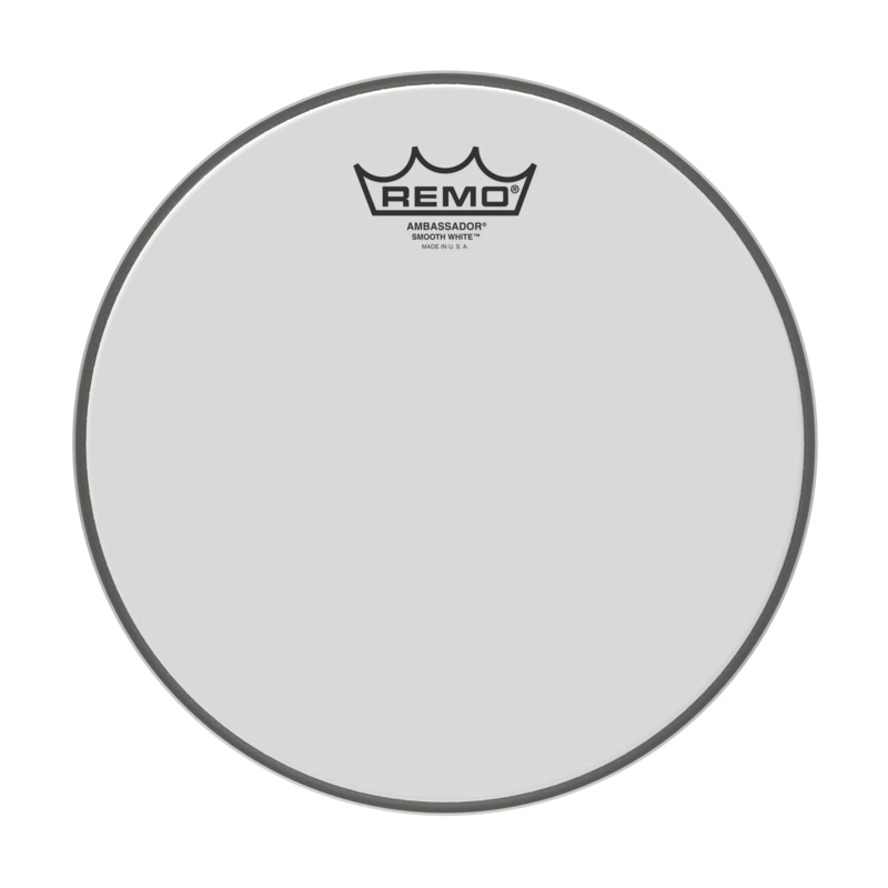 Remo 10″ Ambassador Smooth White Drumhead