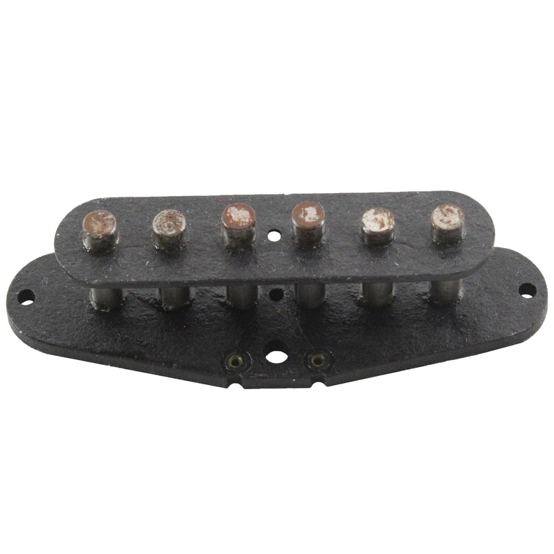 Constructed aged Stratocaster single coil pickup flatwork with alnico rods Alnico 2 Flat