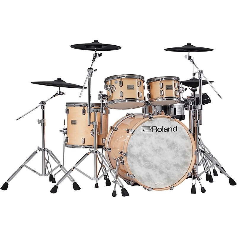 Roland VAD706 V-Drums Acoustic Design Drum Kit Gloss Natural Finish