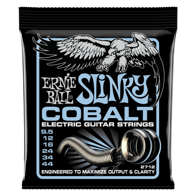 Ernie Ball Cobalt Primo Slinky 9.5-44 Electric Guitar Strings