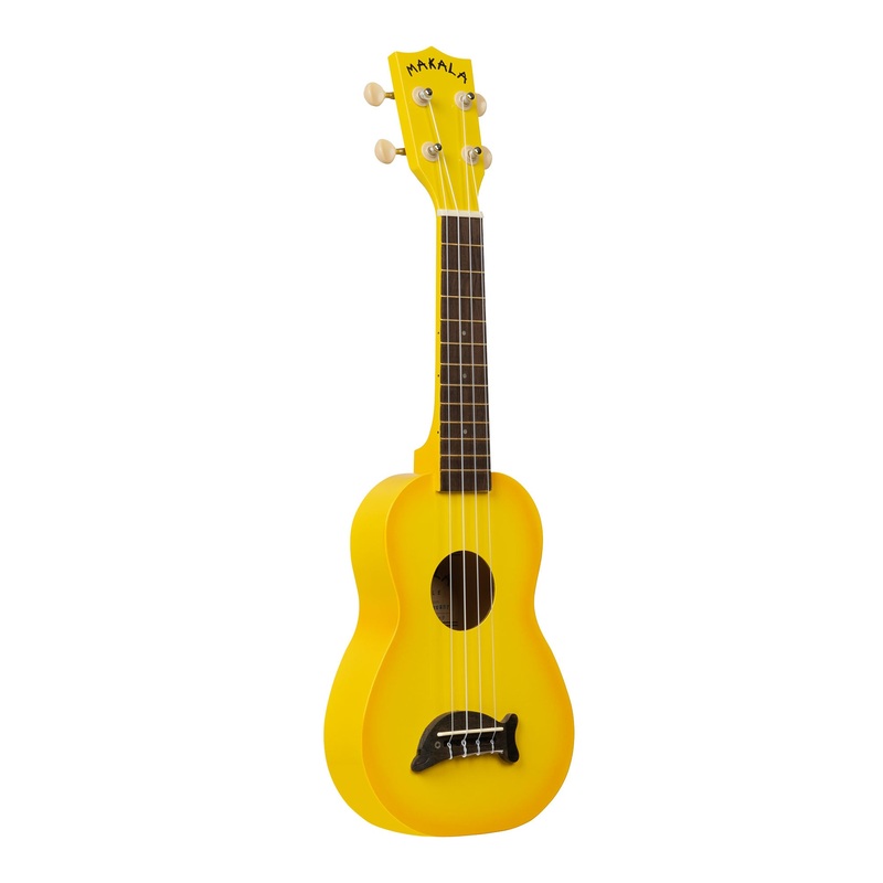 Yellow Burst Soprano Dolphin Ukulele