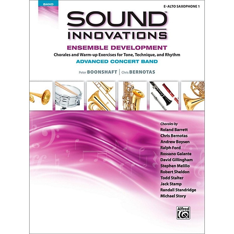 Alfred Sound Innovations Concert Band Ensemble Development Advanced Alto Saxophone 1