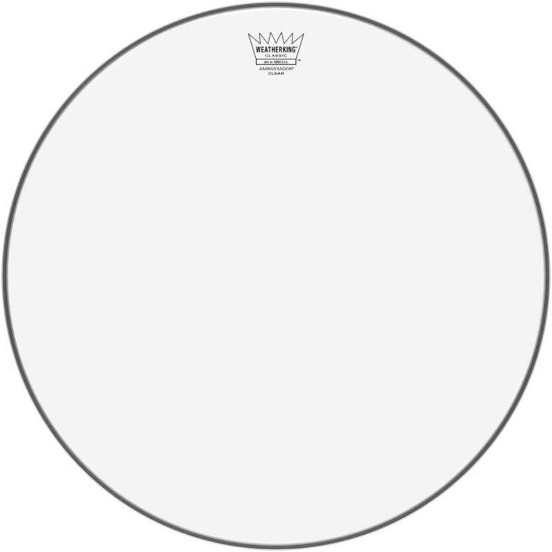 Remo 18″ Classic Fit Ambassador Clear Head