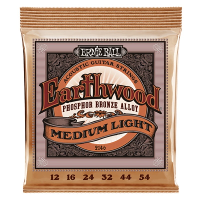 Ernie Ball Earthwood Phosphor Bronze Medium/Light Set 12-54