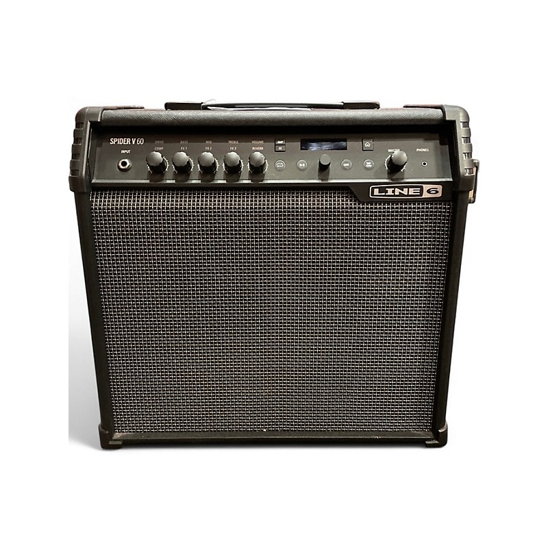 Used Line 6 Spider V 60 1×10 Guitar Combo Amp