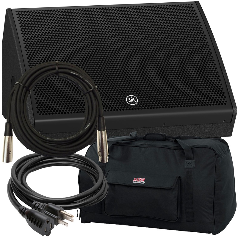 Yamaha DHR15M 15″ Powered PA Monitor Speaker PERFORMER PAK
