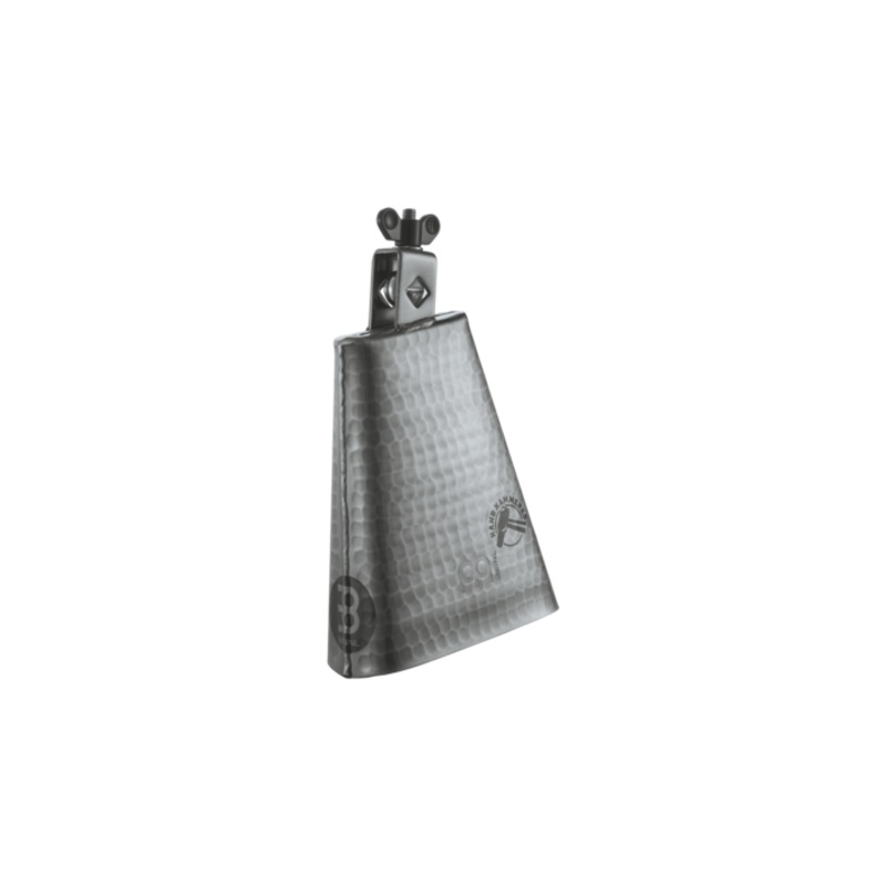 Meinl 6 1/4″ Hand Hammered Steel Cowbell- Color Steel Finish