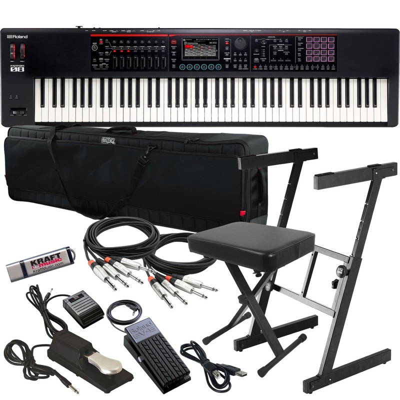 Roland Fantom-08 Workstation Keyboard STAGE RIG
