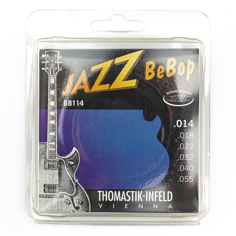 Thomastik-Infeld BB114 Jazz BeBop Nickel Roundwound 14-55 Electric Guitar Strings