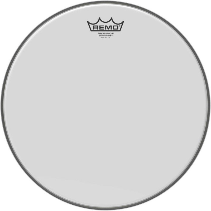 Remo 14″ Ambassador Smooth White Head