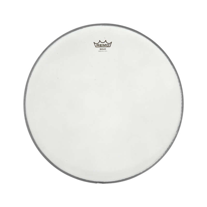 Remo Frosted Bottom Banjo Head, 10 3/4 Inch Diameter, Medium Crown (7/16 Inch) –