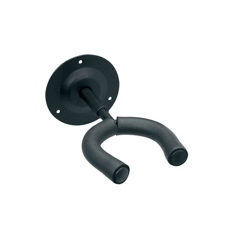 Straight wall mounted hook for guitar