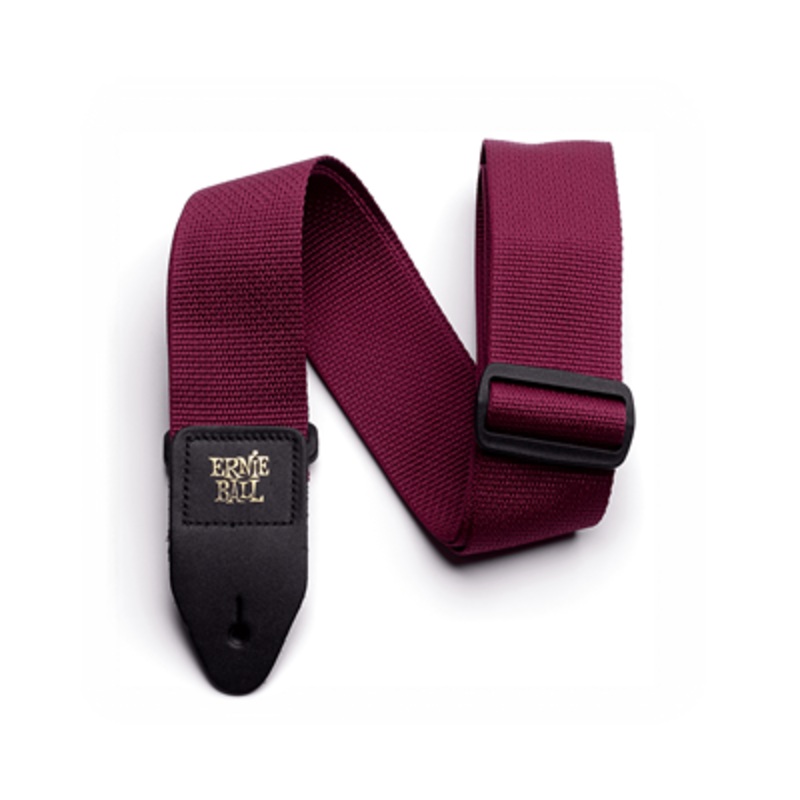 Ernie Ball Strap Polypro Burgundy