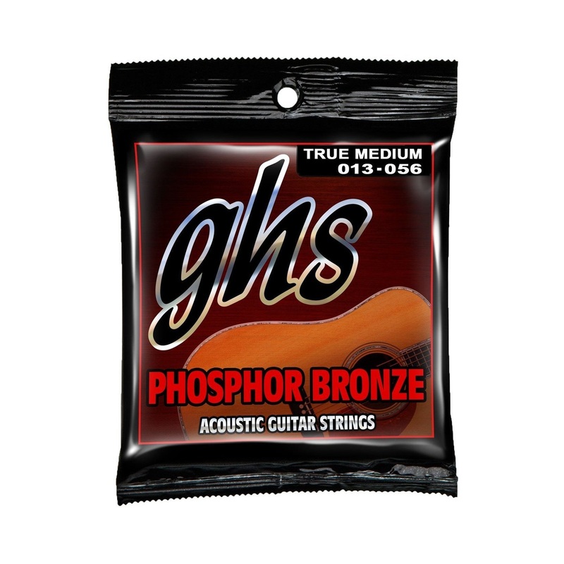 GHS TM335 Phosphor Bronze True Medium Gauge Acoustic Guitar Strings