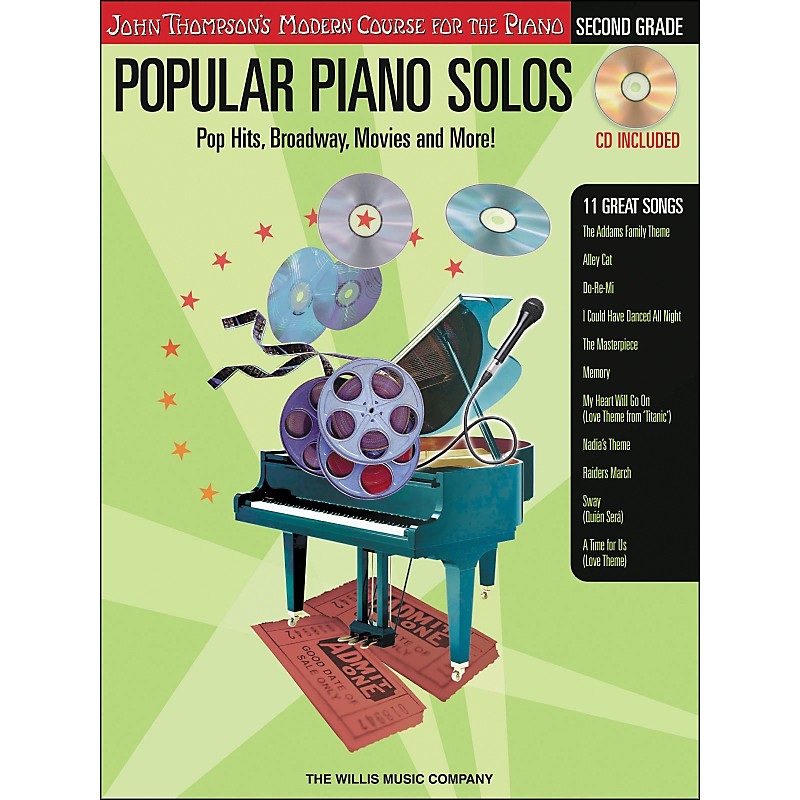 Willis Music John Thompson’s Modern Course for The Piano – Popular Piano Solos Second Grade
