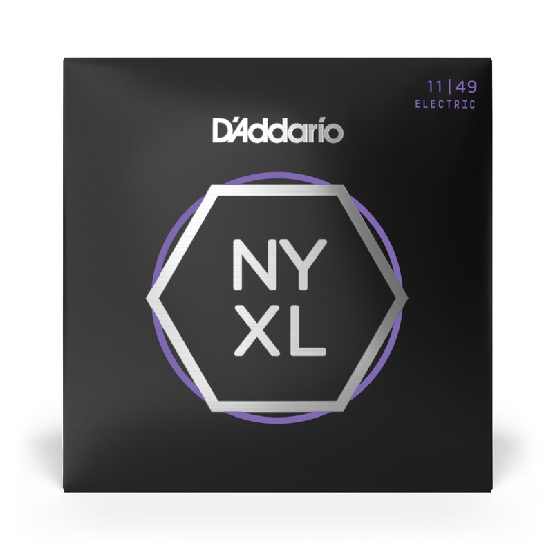 D’Addario NYXL Nickel Wound 11-49 Electric Guitar Strings, Jazz Rock [NYXL1149]