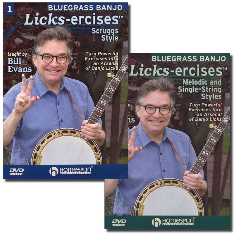 DVD – Bluegrass Banjo Licks-Ercises: Two DVD Set