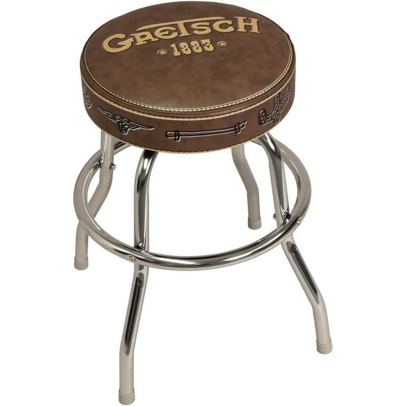 Gretsch 1883 Logo Brown 24″ Bar Stool (912-4756-020)