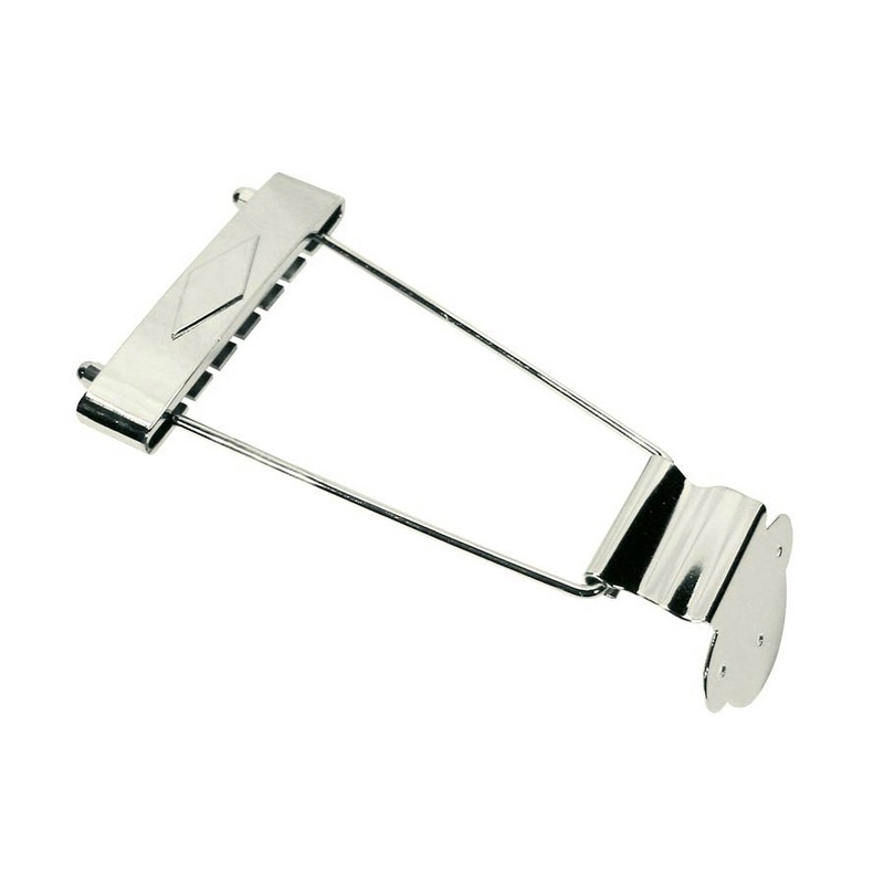 Tailpiece for semi acoustic guitar, 335 model, nickel