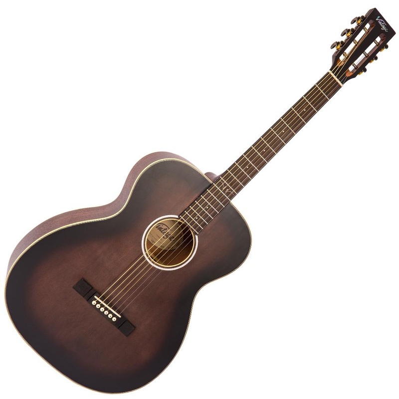 Vintage Historic Series ‘Orchestra’ Acoustic Guitar ~ Aged Finish