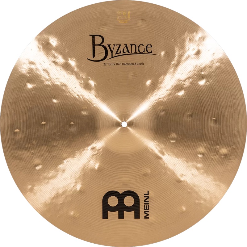 Meinl 22″ Byzance Traditional Extra Thin Hammered Crash Cymbal