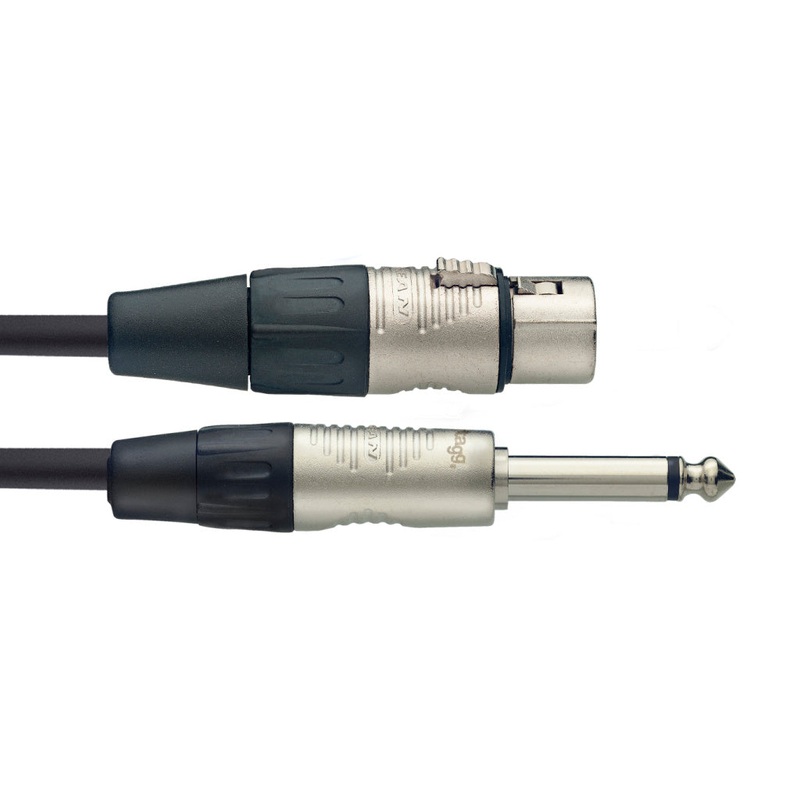 Stagg 1M/3Ft Mic Cable XLR Female-Plug  Dl
