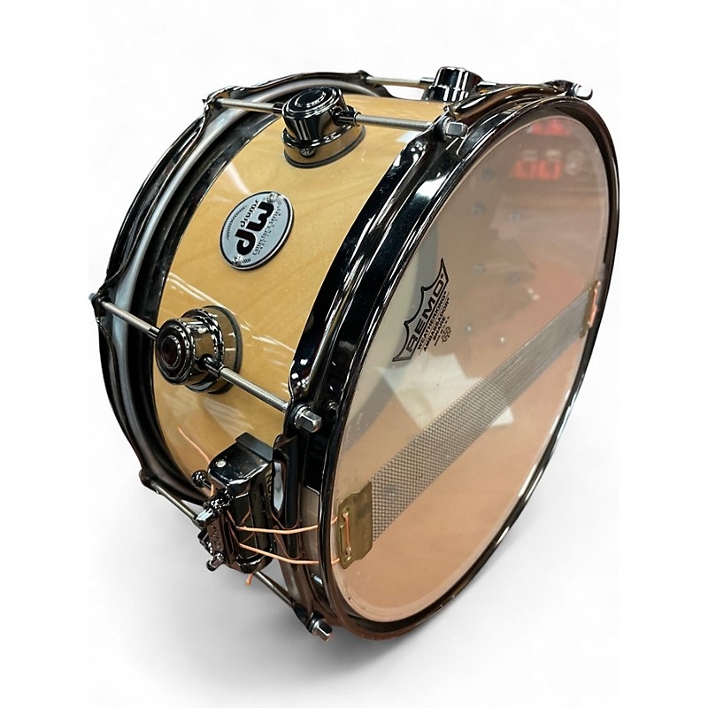 Used DW 13X7 collector maple standard snare Natural Drum Natural 198