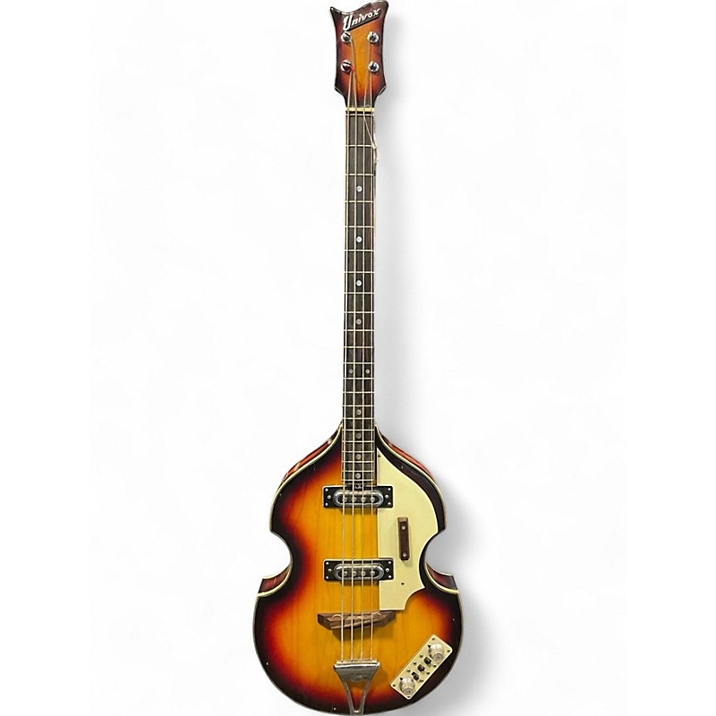 Vintage 1970s Univox LECTRA  BASS 3 Color Sunburst Electric Bass Guitar 3 Color Sunburst