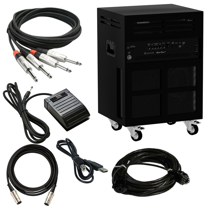 Viscount Legend Spin-Tone 700 Rotary Keyboard Amplifier COMPLETE CABLE KIT