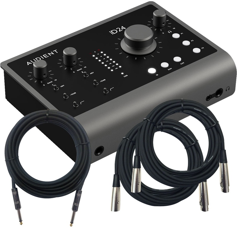 Audient iD24 10in/14out USB-C Audio Interface CABLE KIT